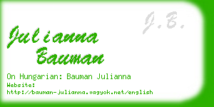 julianna bauman business card